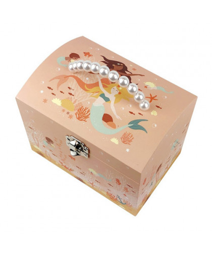 GRANDE BOITE À BIJOUX MUSICALE - SIRÈNE - VANITY