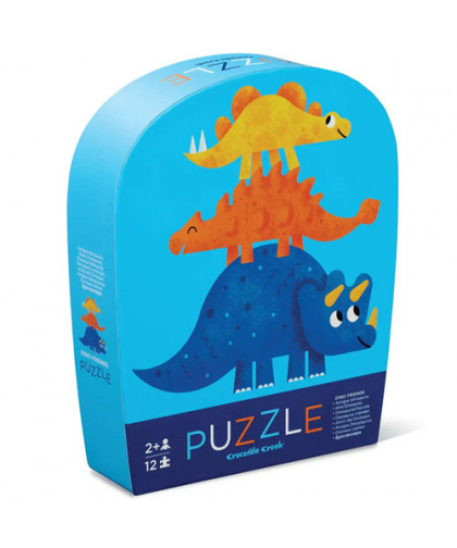 12-PC MINI PUZZLE/DINO FRIENDS