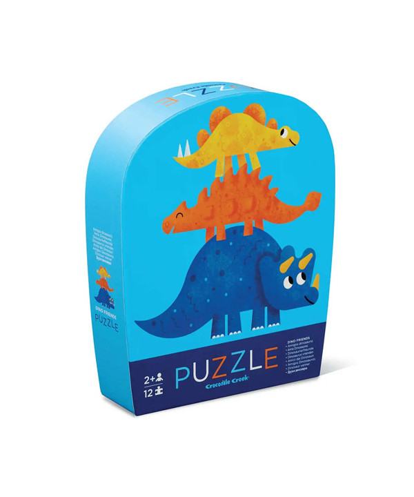 12-PC MINI PUZZLE/DINO FRIENDS