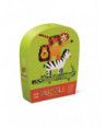 12-PC MINI PUZZLE/JUNGLE FRIENDS