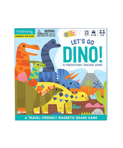 MAGNETIC BOARD GAME - LET'S GO. DINOS !