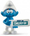 SMURFS - SCHTROUMPF AVEC PANNEAU SMURFIN’