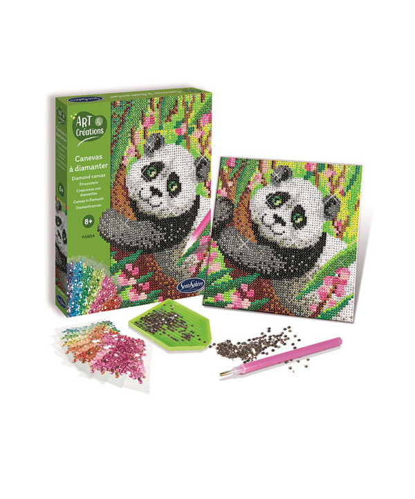 CANEVAS À DIAMANTER - PANDA