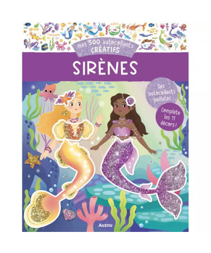 500 AUTOCOLLANTS CRÉATIFS - SIRÈNES