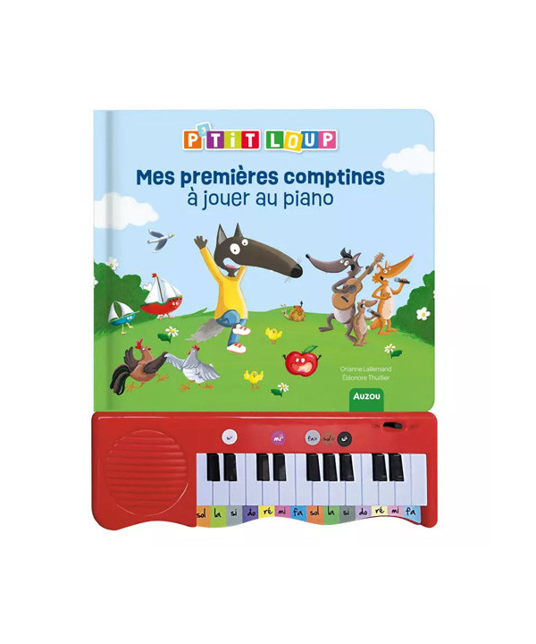 MON LIVRE PIANO - MES PREMIÈRES COMPTINES À JOUER AU PIANO
