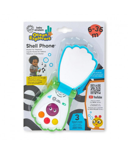 SHELL PHONE MUSICAL TOY TELEPHONE