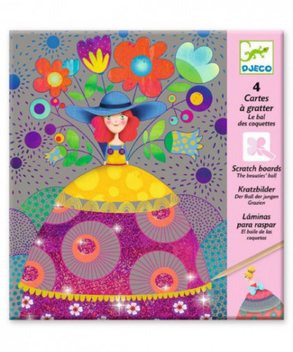 CARTES À GRATTER - LE BAL DES COQUETTES
