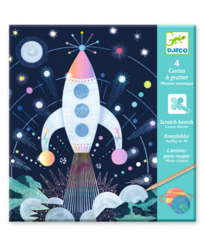 CARTES À GRATTER - MISSION COSMIQUE