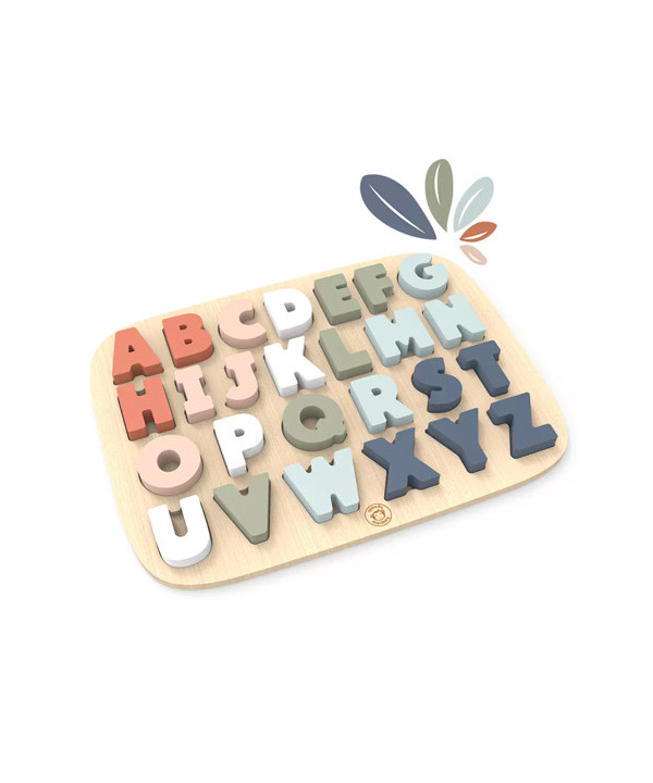 ALPHABET DE PUZZLE DE FORME