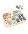 ALPHABET DE PUZZLE DE FORME
