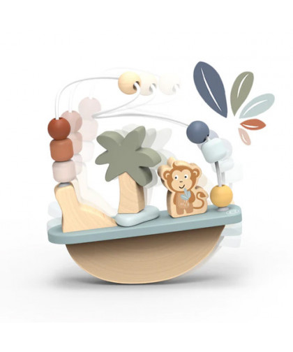 FIL A PERLES A BASCULE SINGE