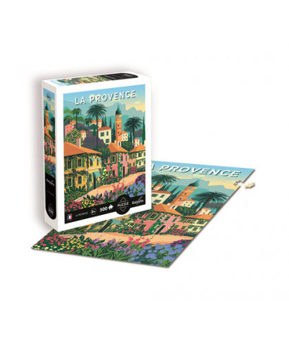 PUZZLE 500 PCS - VILLAGE MÉDITERANÉEN