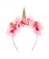 SERRE-TÊTE LICORNE LILYANNE, FLEURS, ROSE