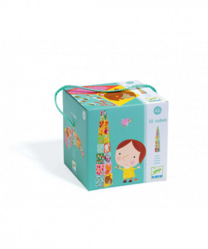 CUBES PREMIER ÂGE - 10 CUBES FORÊT