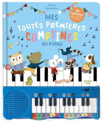 LIVRE PIANO - MES TOUTES PREMIÈRES COMPTINES AU PIANO