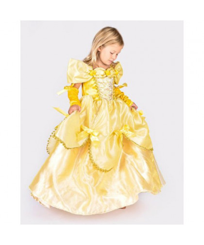 DRESS YELLOW WITH ACC. BELLE