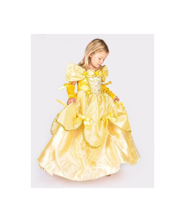 DRESS YELLOW WITH ACC. BELLE