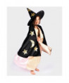 CAPE ET CHAPEAU SATIN BLACK