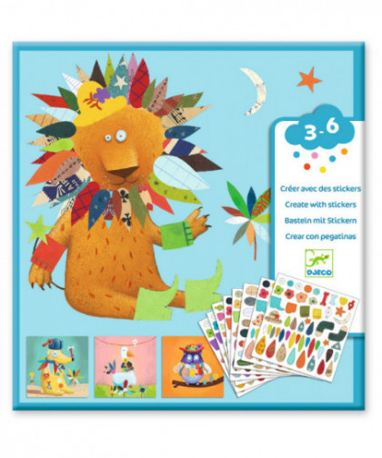 STICKERS POUR LES PETITS - CRÉER DES ANIMAUX