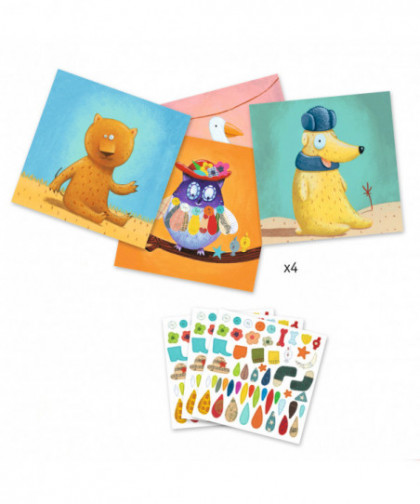 STICKERS POUR LES PETITS - CRÉER DES ANIMAUX