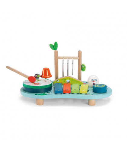 TABLE MULTI-ACTIVITÉS MUSICALES - DANS LA JUNGLE