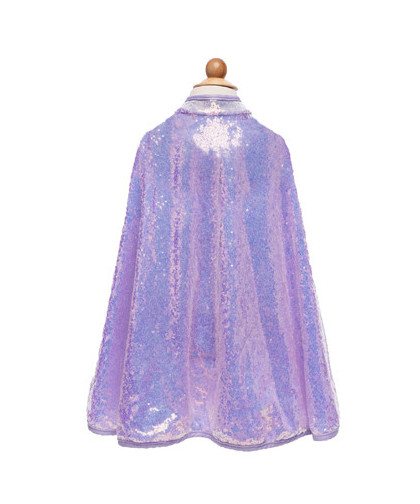 CAPE DE PRINCESSE SEQUINS CHATOYANTS LILA