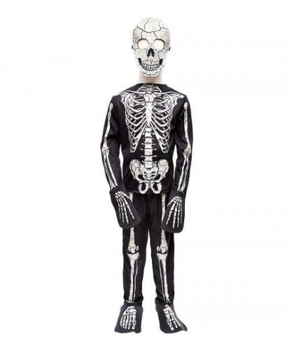 COSTUME DE SQUELETTE PHOSPHORESCENT