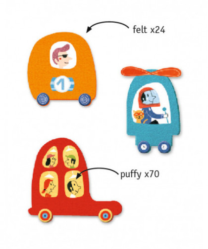 STICKERS POUR LES PETITS - J'AIME LES VOITURES