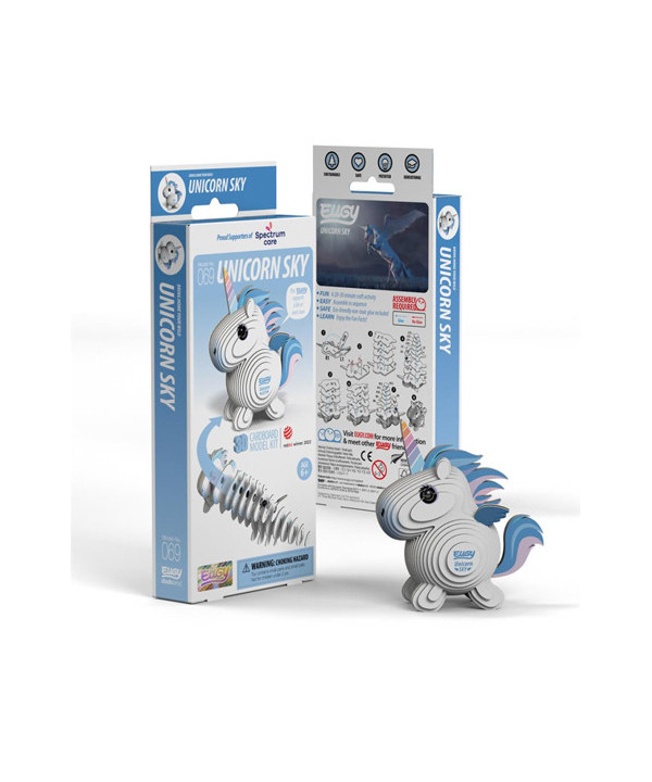 EUGY 3D - LICORNE CIEL
