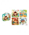 4 PUZZLES LES 4 SAISONS (6-9-12-16 PCS)