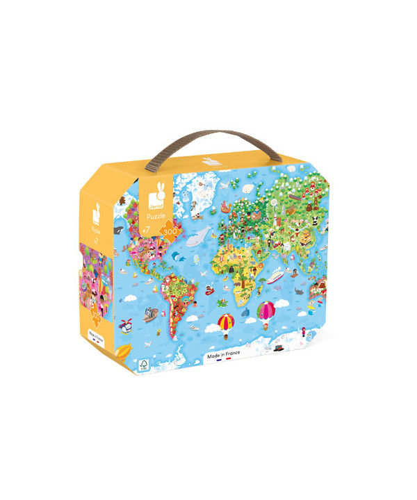 PUZZLE GEANT DU MONDE - 300 PCS