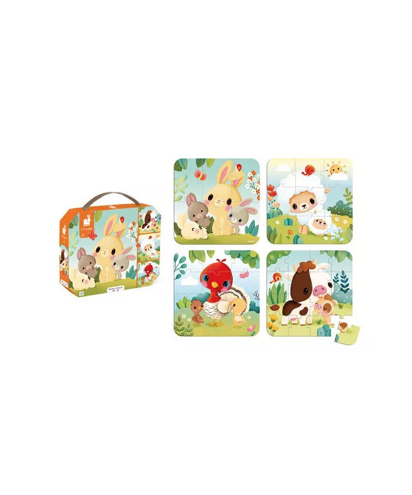FERME - PUZZLES EVOLUTIFS ANIMAUX FERME