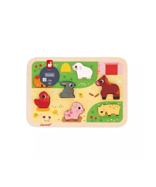 CHUNKY PUZZLE - À LA FERME