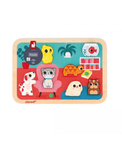 CHUNKY PUZZLE - LES ANIMAUX FAMILIERS