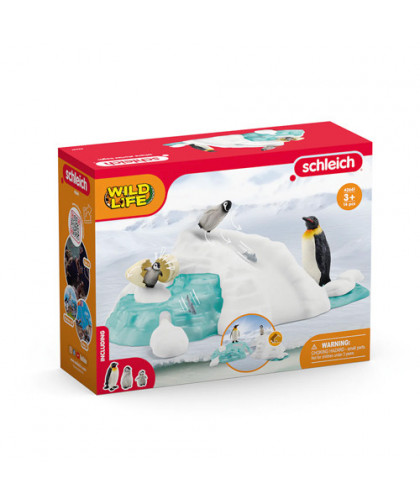 WILD LIFE - FAMILLE PINGOUIN SUR LA BANQUISE