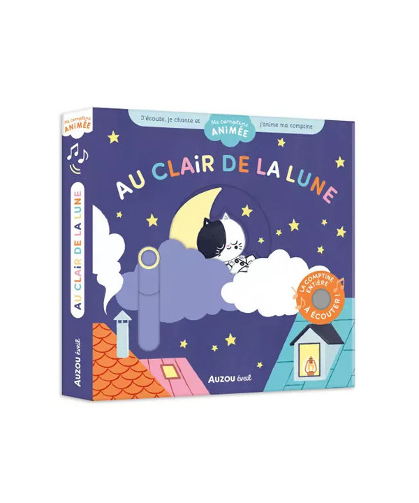 MA COMPTINE ANIMÉE - AU CLAIR DE LA LUNE