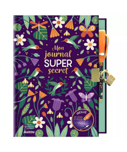 MA PAPETERIE CRÉATIVE - MON CARNET SECRET - ENCRE INVISIBLE