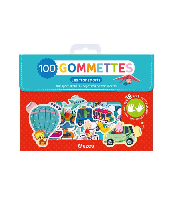 MA POCHETTE DE 100 GOMMETTES  - 100 GOMMETTES - TRANSPORTS