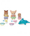 LE TRIO DES BÉBÉS À LA PISCINE