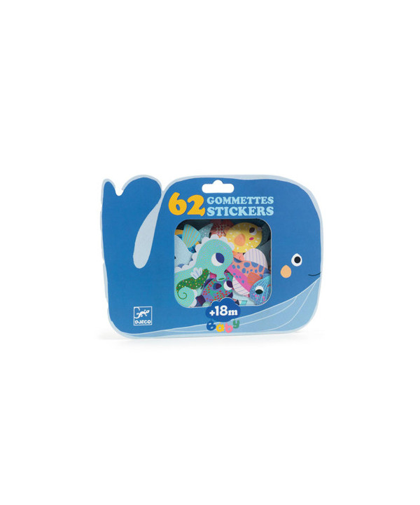 STICKERS  - ANIMAUX DE LA MER