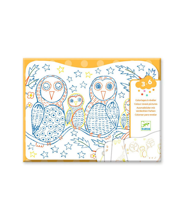 COLORIAGE  - FAMILLES DES SOUS-BOIS