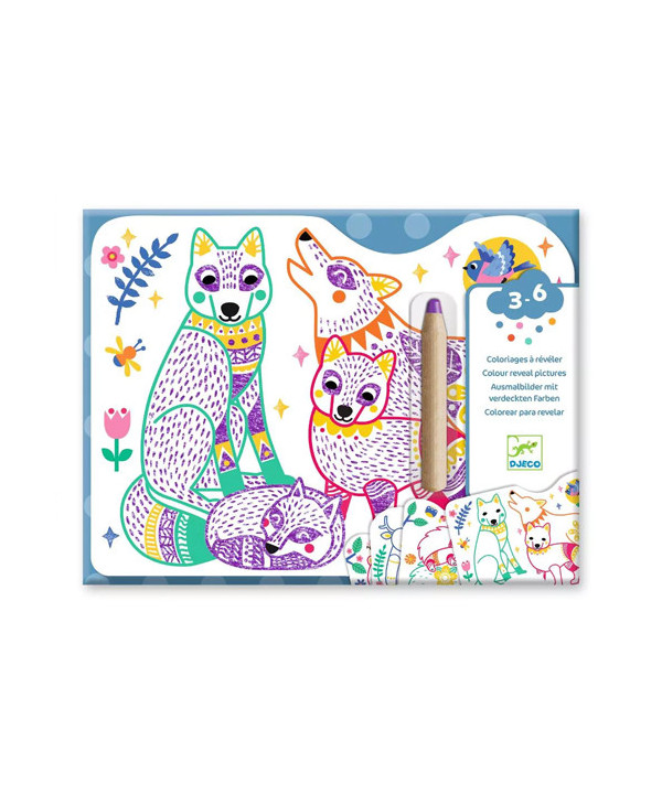 COLORIAGE  - FAMILLES DE LA FORÊT