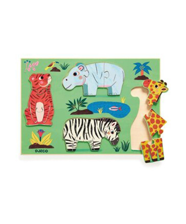 PUZZLES BOIS - COUCOU TIGRE