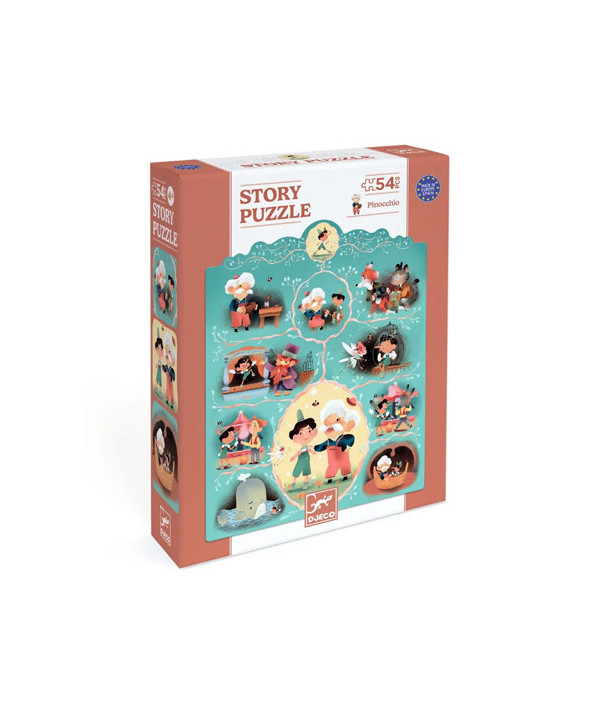 STRORY PUZZLES - PINOCCHIO - 54 PCS