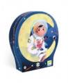 PUZZLES SILHOUETTES - UN ASTRONAUTE DANS LA LUNE - 36 PCS