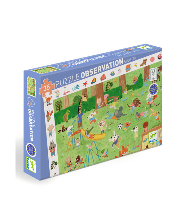 PUZZLES OBSERVATION 35 PIECES - LE SQUARE DES PETITS AMIS