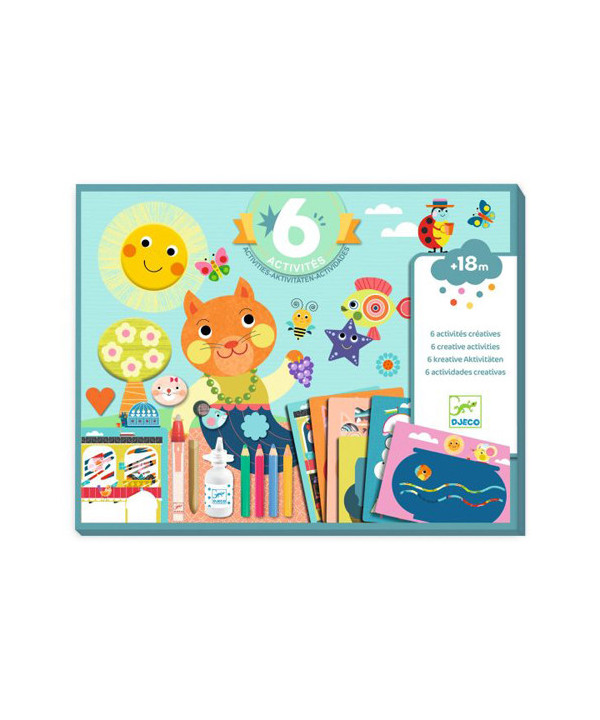 COFFRET  MULTI ACTIVITES - LE CHAT ET SES AMIS