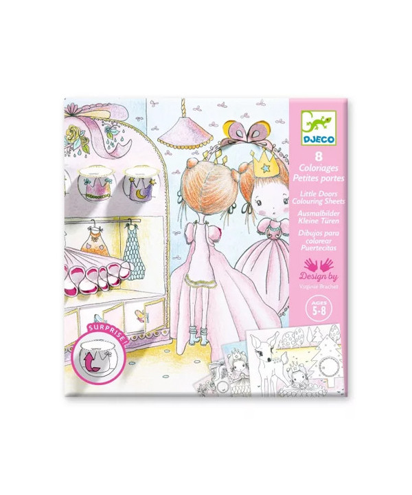 COLORIAGES SURPRISES - LES PETITES PORTES DE PUPI