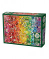 COBBLE HILL PUZZLE 1000 PIECES - COLOURFUL RAINBOW