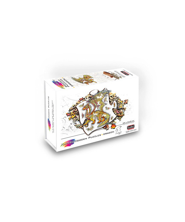 2D RAINBOWOODEN PUZZLE - DRAGON
